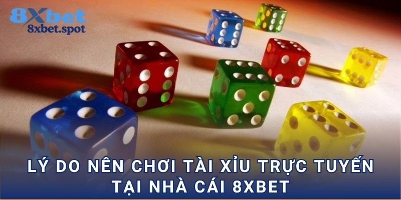 Lý do nên chơi tài xỉu trực tuyến tại nhà cái 8xbet 