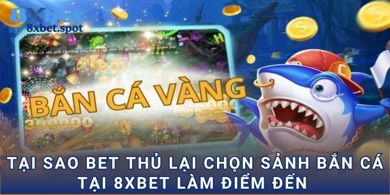 Tại sao bet thủ lại chọn sảnh bắn cá tại 8xbet làm điểm đến