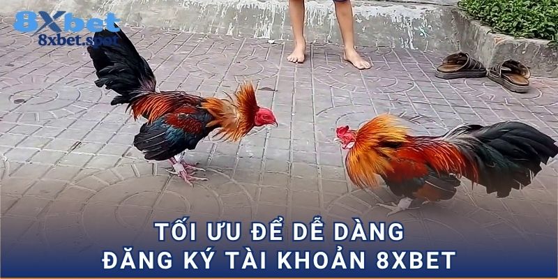 Tối ưu để dễ dàng đăng ký tài khoản 8xbet